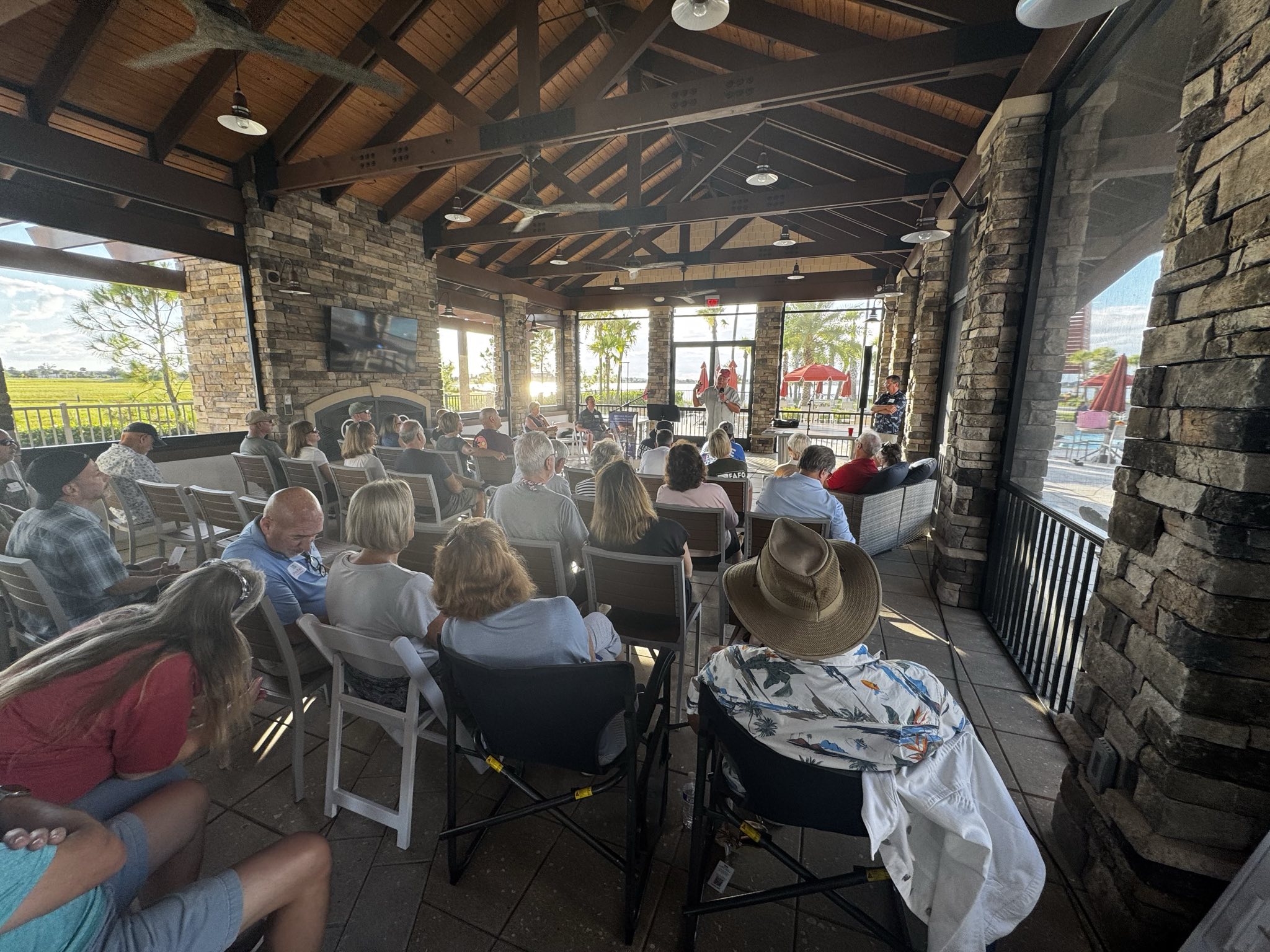 October Meeting Crowd